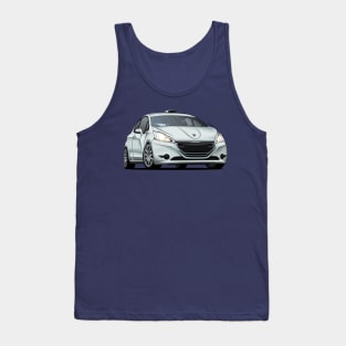 Peugeot 208 R2 Rally Car Tank Top